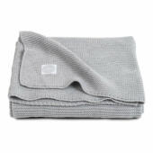 Deken basic knit light grey 600