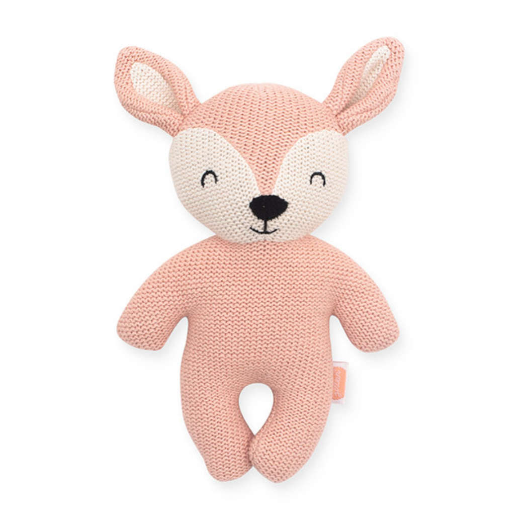 Knuffel Deer pale pink