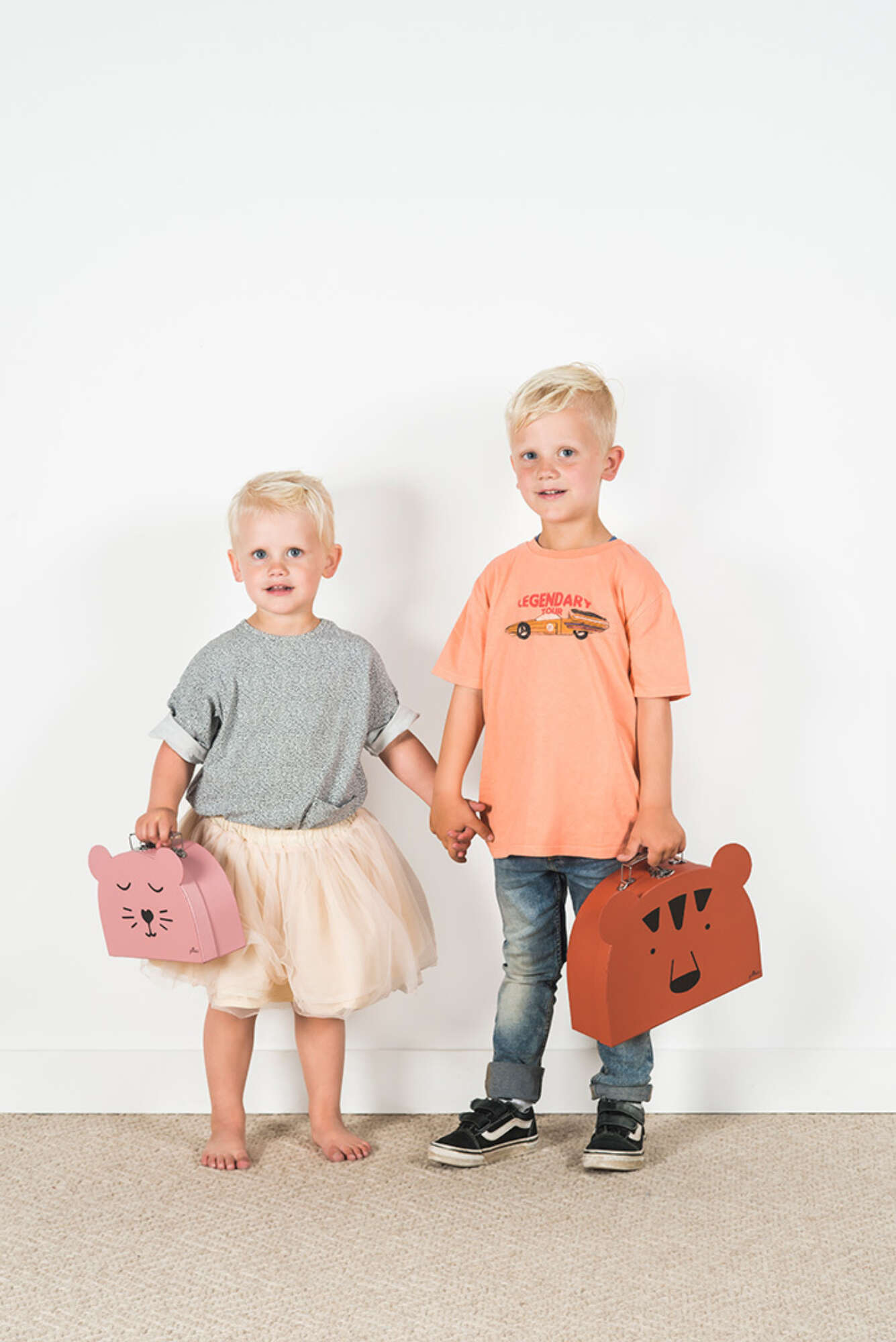 Dag Kwadrant Vergelding Jollein Koffertje Animal Pink Medium - Kinderkoffer | Little Onesie