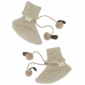 KS2589 MIRO KNIT BOOTS WHITE CREAM MELANGE Extra 0