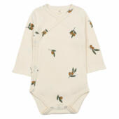 Organic zoo wrap bodyover bodysuit olive garden