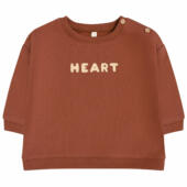 Organic Zoo DEBSHS Heart Soul Sweatshirt Front White