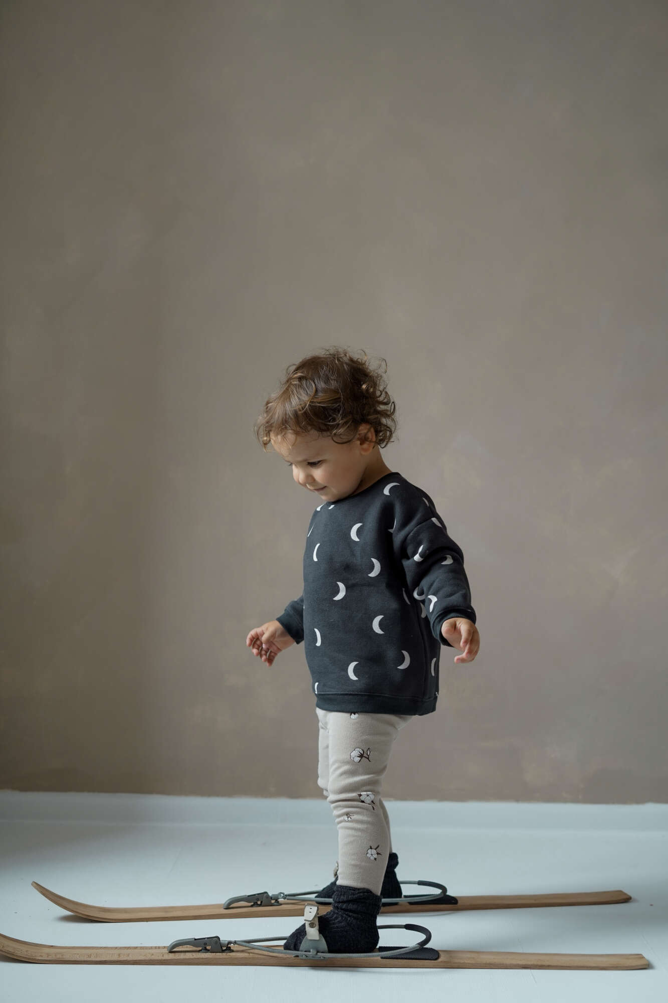 Organic Zoo Sweater - Midnight | Sweatshirt Baby | Little Onesie